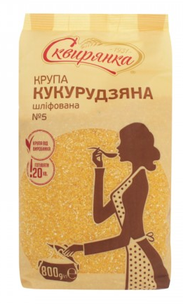 Крупа кукурудзяна Сквирянка шліфована №5 800 г